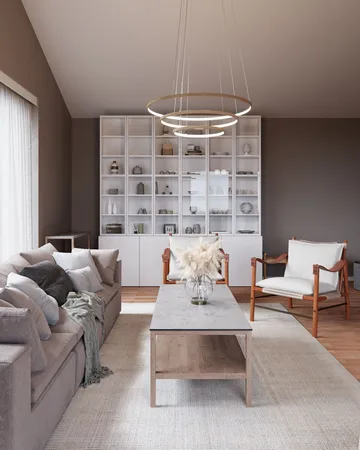 Lámpara de techo Trione Ø80 cm - Natural - By Rydéns