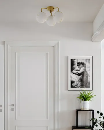 Pafón Bellagio 3-lite - Latón-blanco - By Rydéns