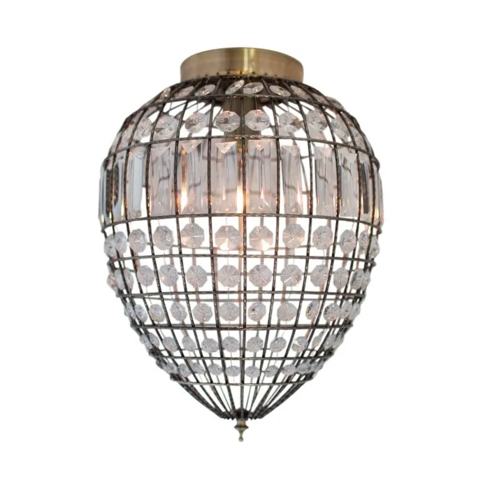 Plafón Amadeus Ø30 cm - Latón envejecido - By Rydéns