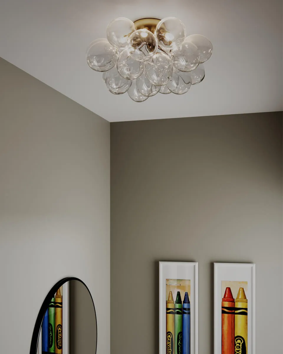 Plafón Gross Ø50 cm, Latón-claro By Rydéns