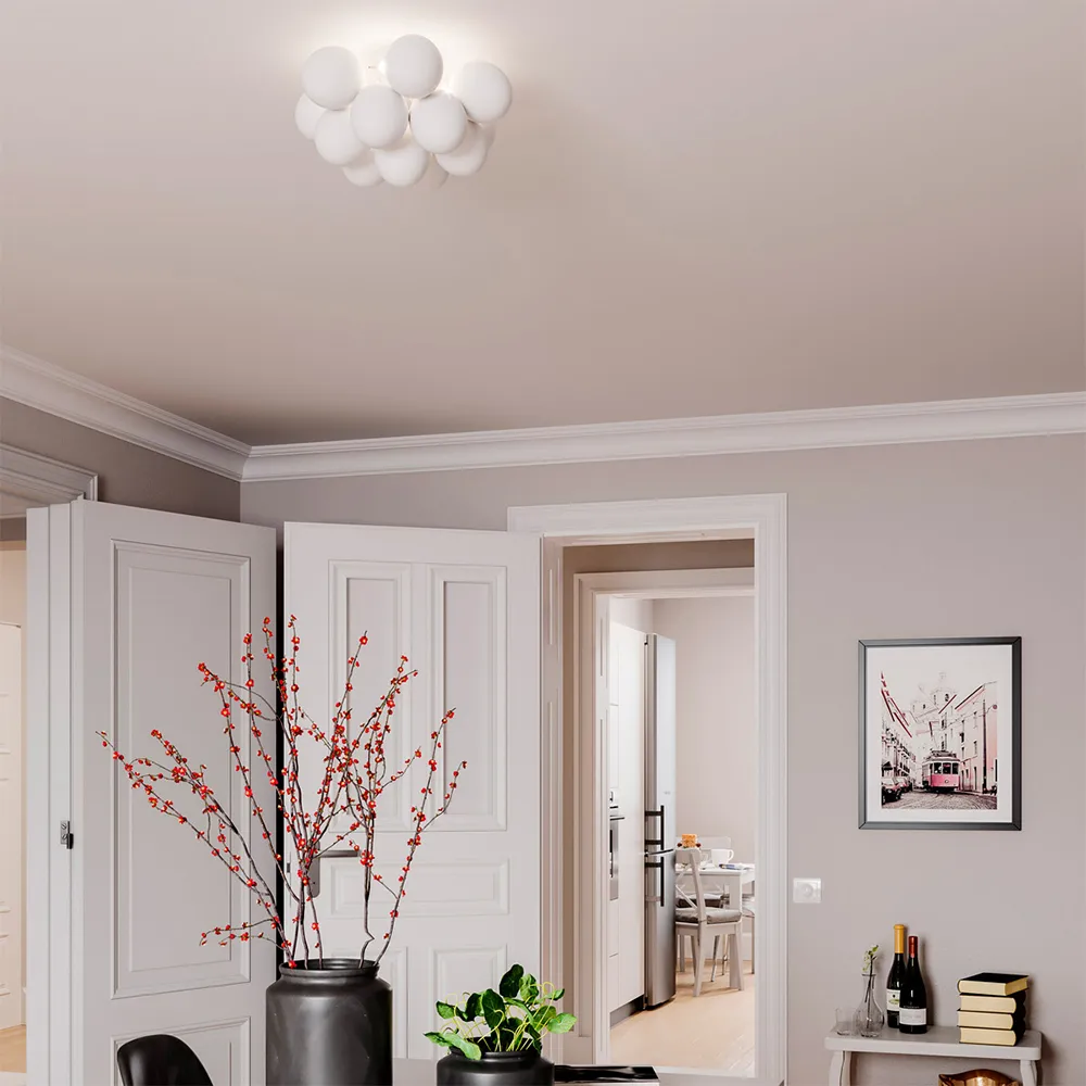 Plafón Gross, Vidrio transparente, grande By Rydéns