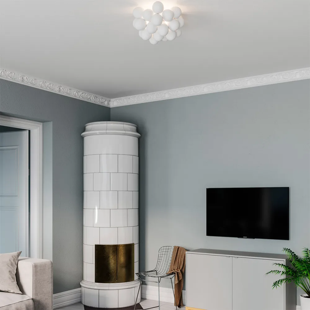 Plafón Gross, Vidrio transparente, grande By Rydéns