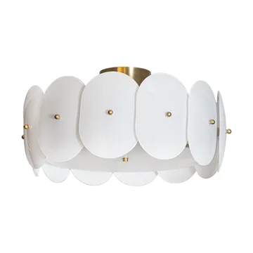 Plafón Omlott Ø53 cm - Latón-blanco - By Rydéns