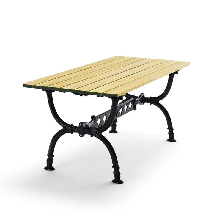 Mesa Byarum 142x72 cm - Pino impregnado, soporte negro - Byarums bruk