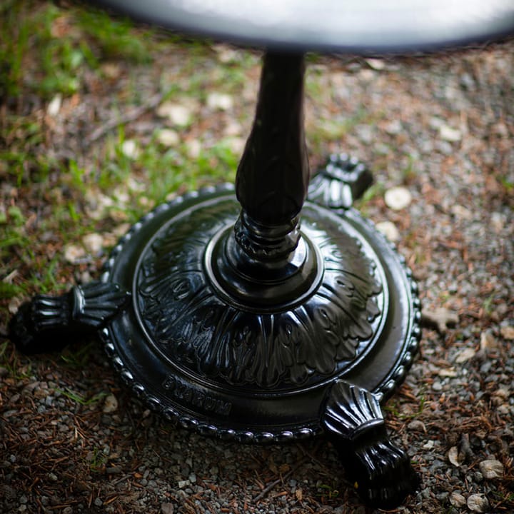 Mesa de café Classic, Mármol blanco, soporte verde Byarums bruk