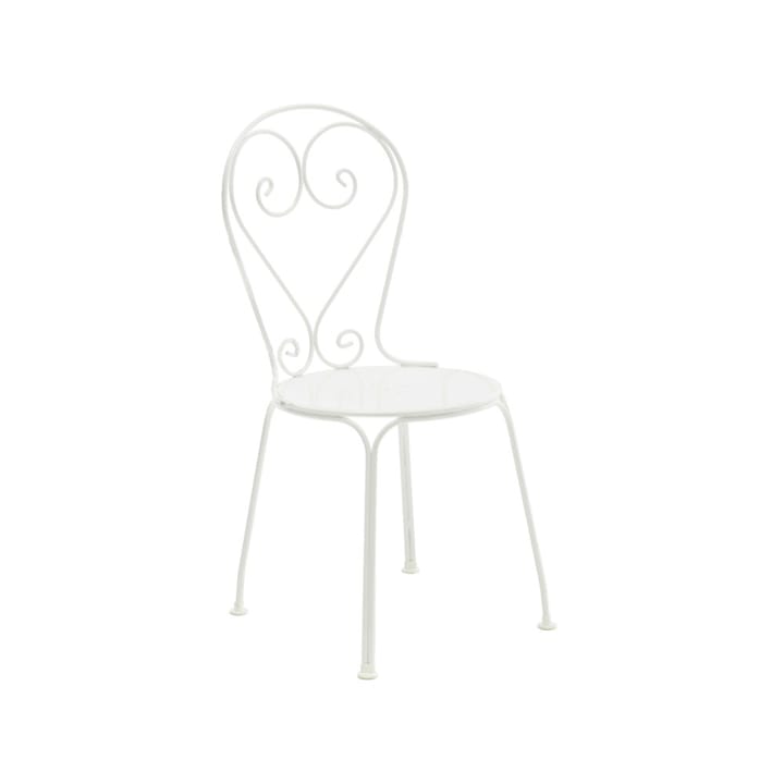 Silla Classic No.1 - Blanco, asiento de chapa - Byarums bruk