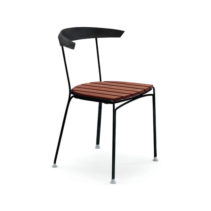 Silla Dover - Caoba aceitado, soporte negro - Byarums bruk