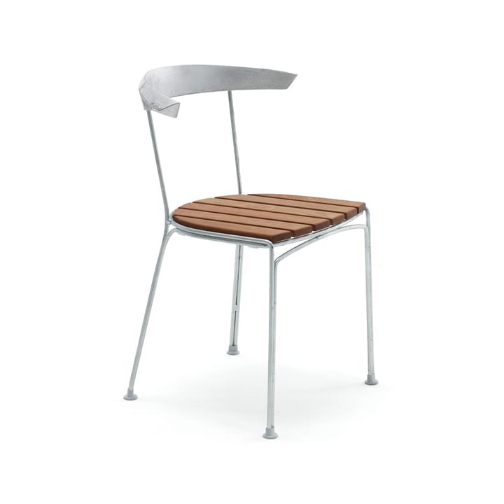 Silla Dover - Caoba, soporte de aluminio en bruto - Byarums bruk