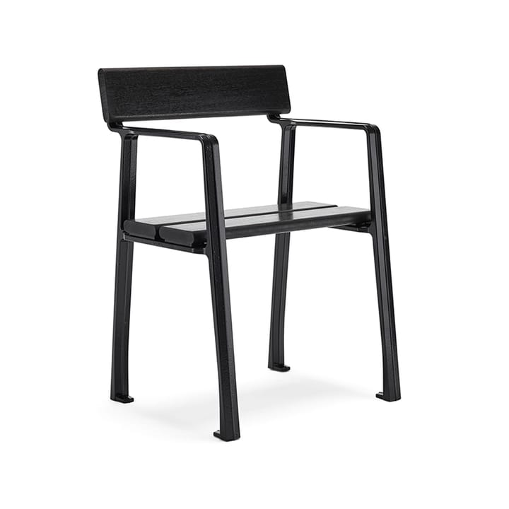 Sillón Piccolo - Caoba barniz negro, soporte negro - Byarums bruk