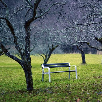 Sofá Joy - Caoba, soporte de aluminio en bruto - Byarums bruk