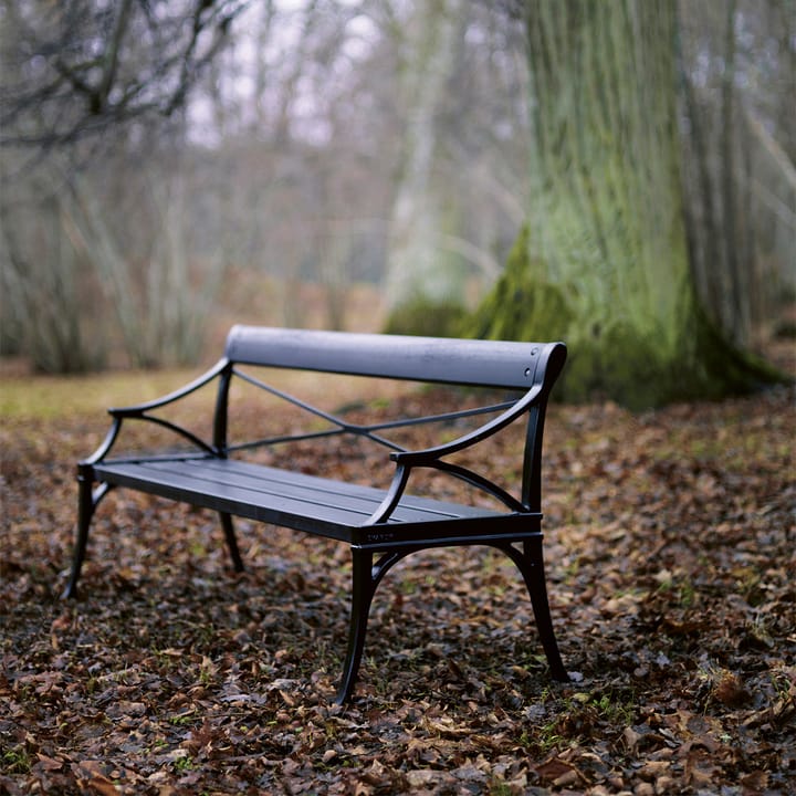 Sofá Lessebo, Verde, soporte de aluminio en bruto Byarums bruk