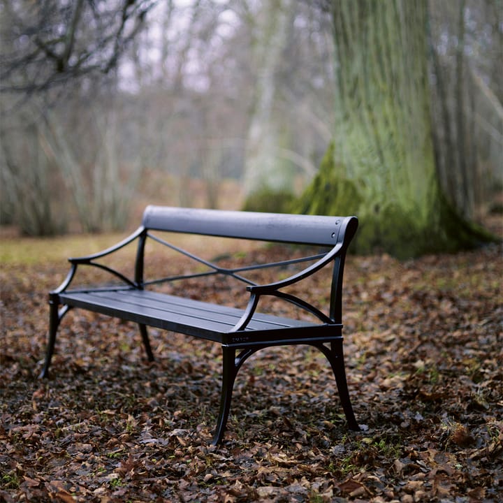 Sofá Lessebo - Verde, soporte de aluminio en bruto - Byarums bruk