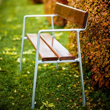 Sofá Piccolo - Caoba, soporte de aluminio en bruto - Byarums bruk