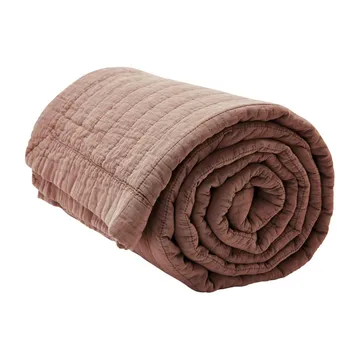 Colcha de cama acolchada Magnhild 160x280 cm - Berry - byNORD