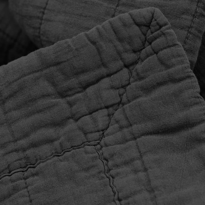 Colcha de cama acolchada Magnhild 160x280 cm - Coal - byNORD