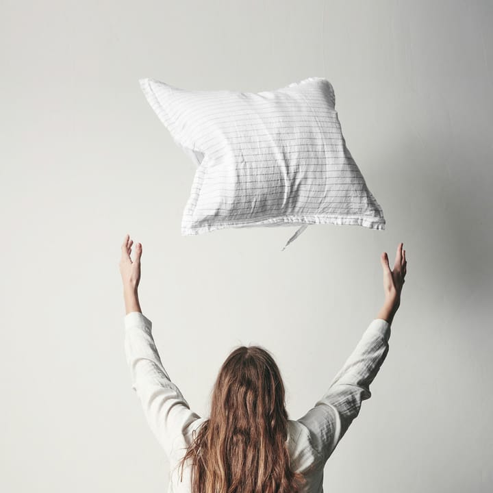 Funda de almohada Dagny 50x60 cm, Snow-coal byNORD