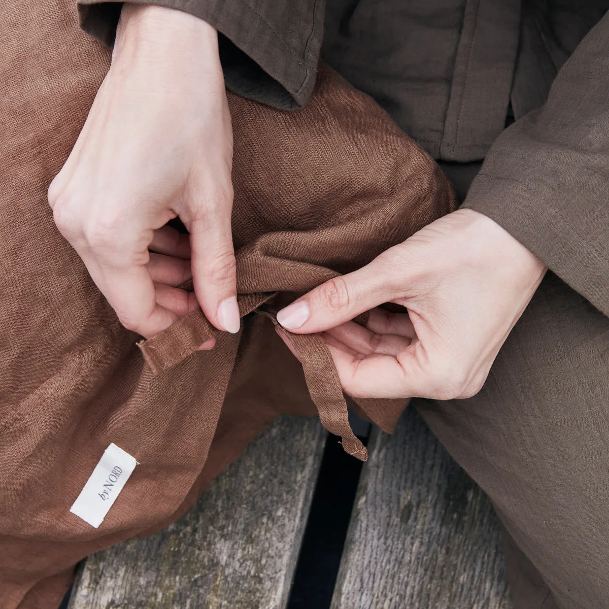 Funda de almohada Gunhild 50x90 cm, Berry byNORD