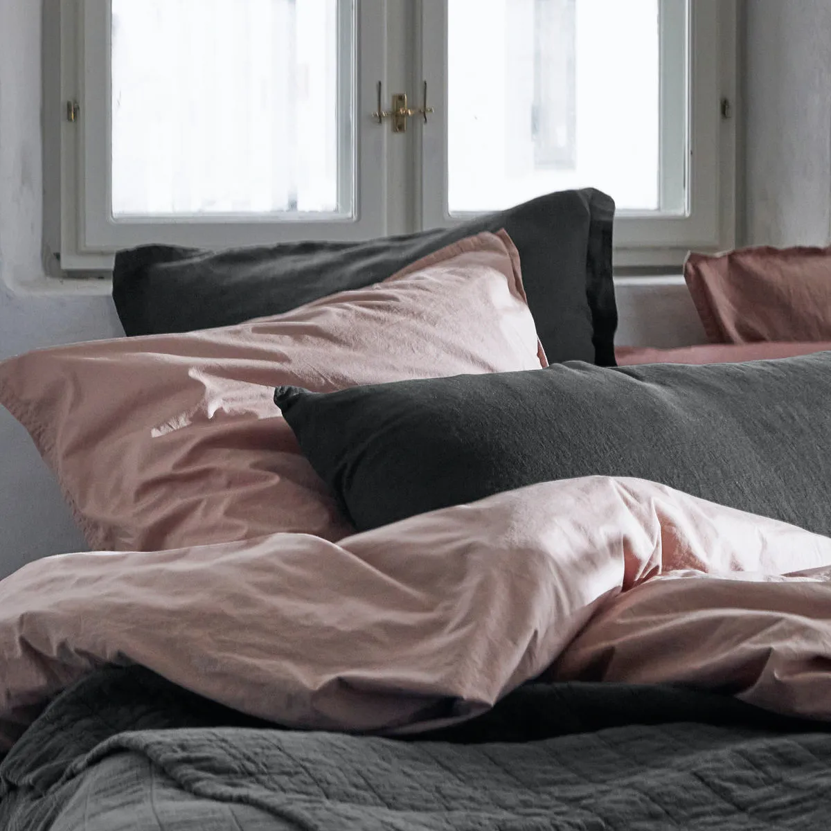 Funda de almohada Gunhild 50x90 cm, Coal byNORD