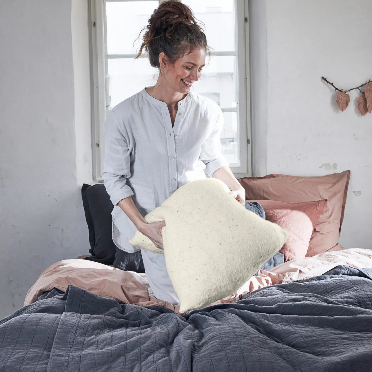 Funda de cojín Ingeborg 50x50 cm, Haze byNORD