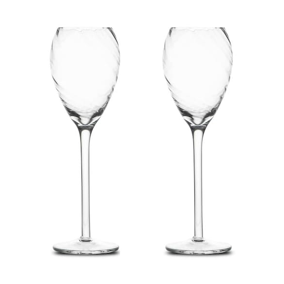 2 Copas de champán Opacity 16 cl - Transparente - Byon