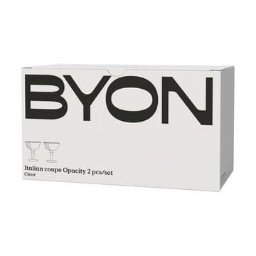 2 Copas de prosecco Opacity 15 cl - Claro - Byon