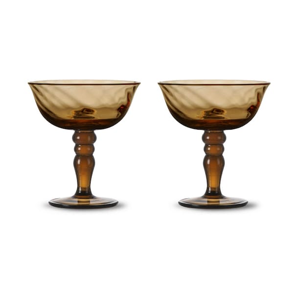 2 Copas de prosecco Opacity 15 cl, Marrón Byon
