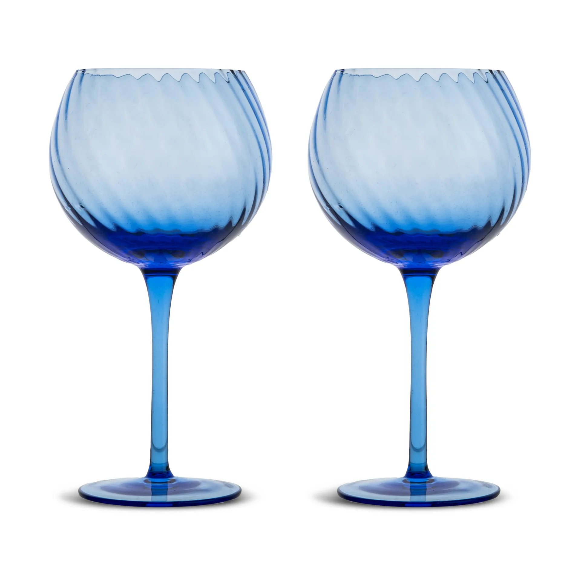 2 Copas de vino Opacity 47 cl, Azul Byon