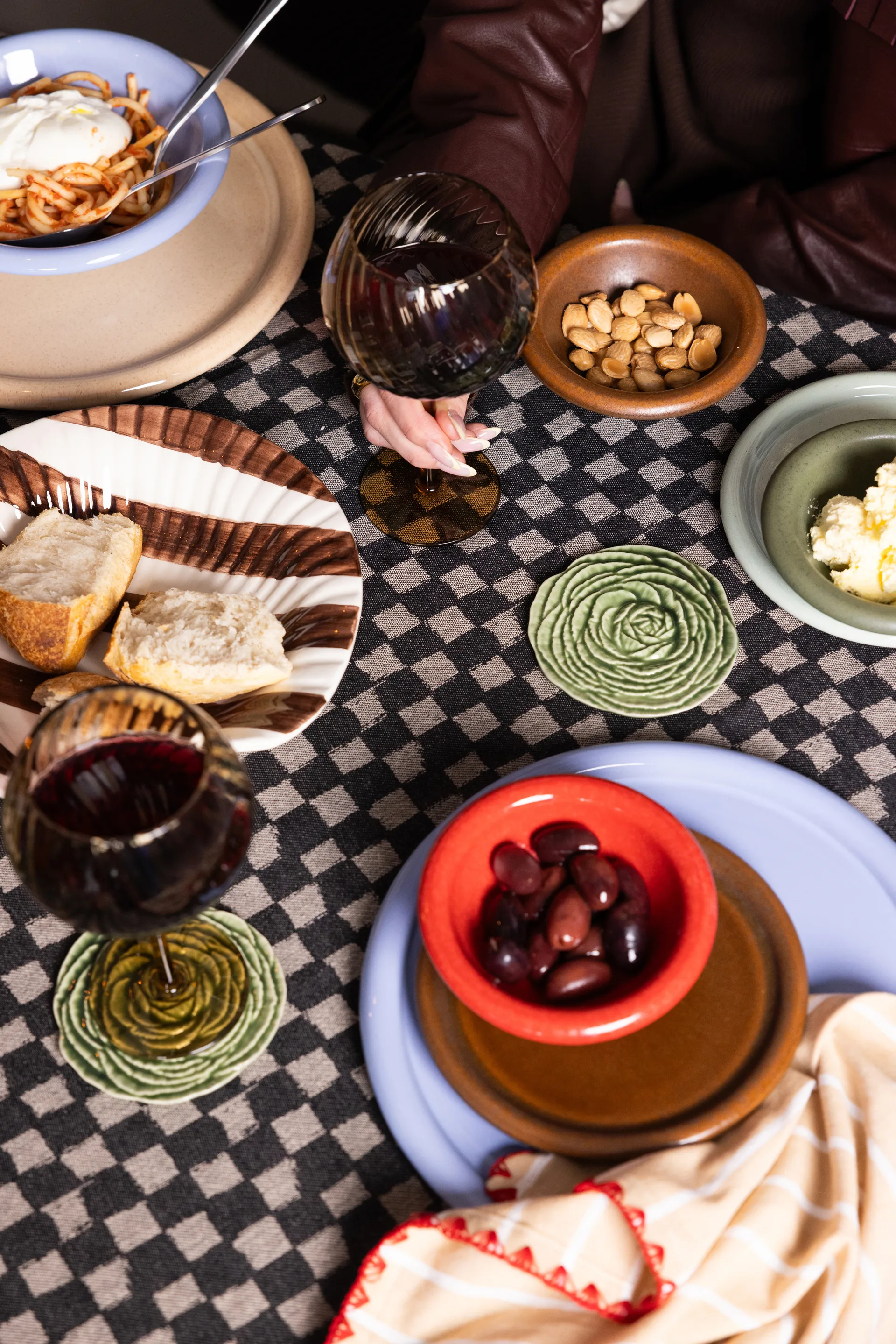 2 Posavasos Veggie Ø10 cm, Verde Byon