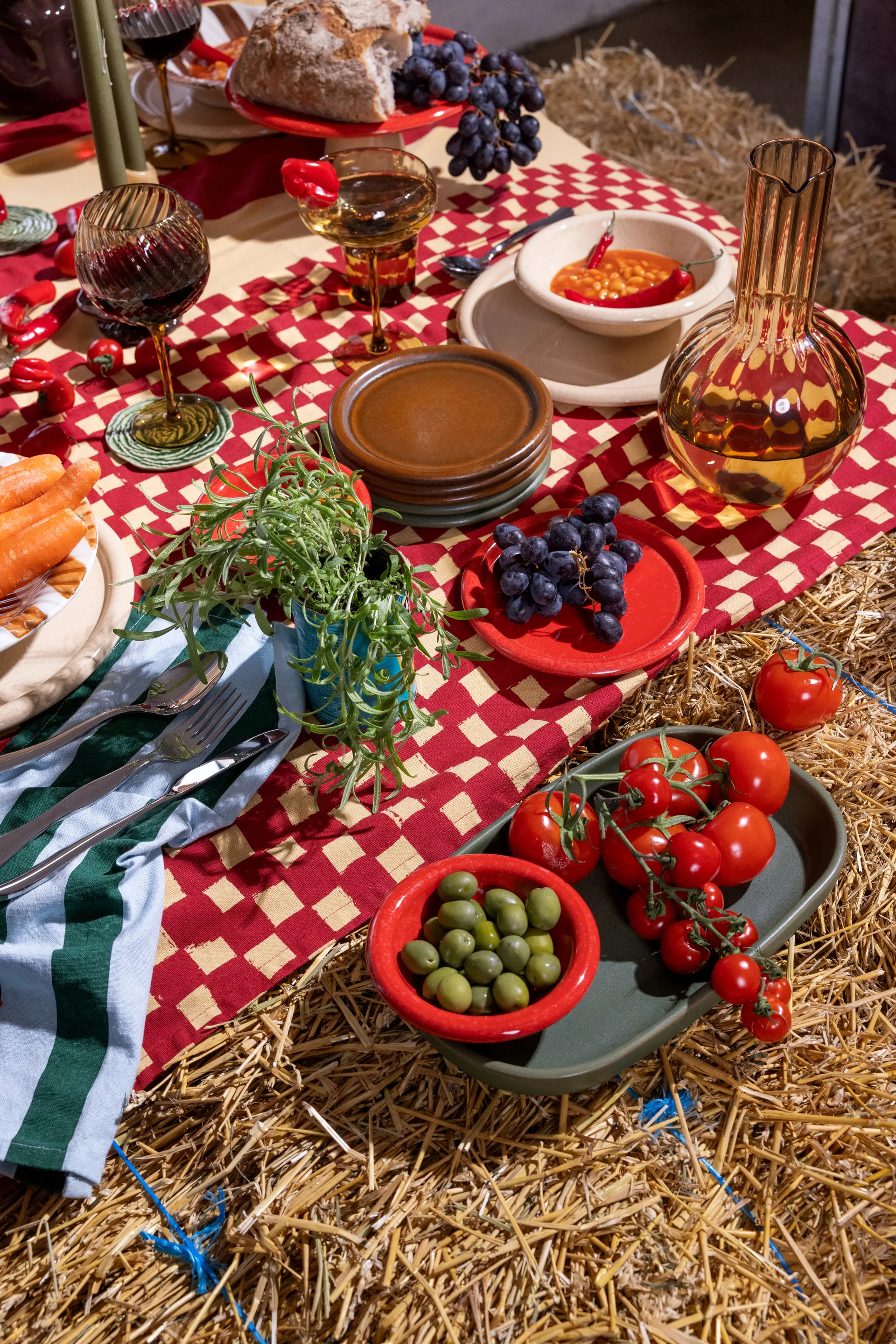 2 Posavasos Veggie Ø10 cm, Verde Byon