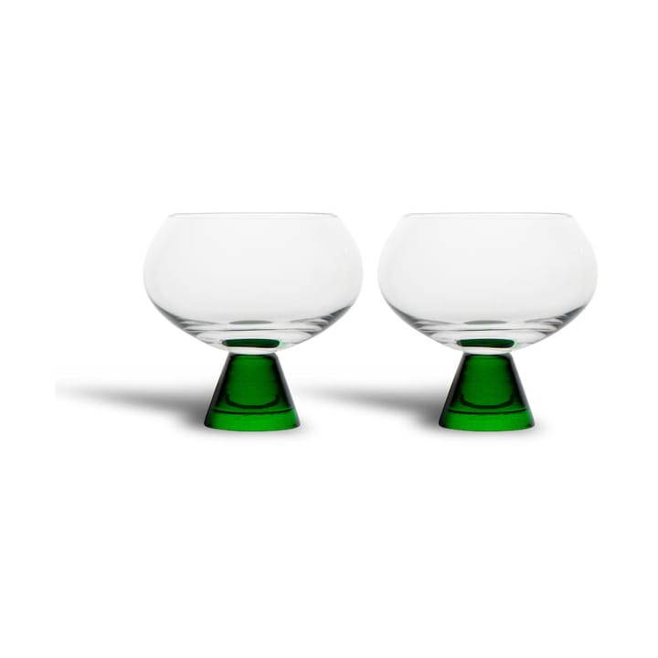 2 Vasos Indy 24 cl - Verde-transparente - Byon