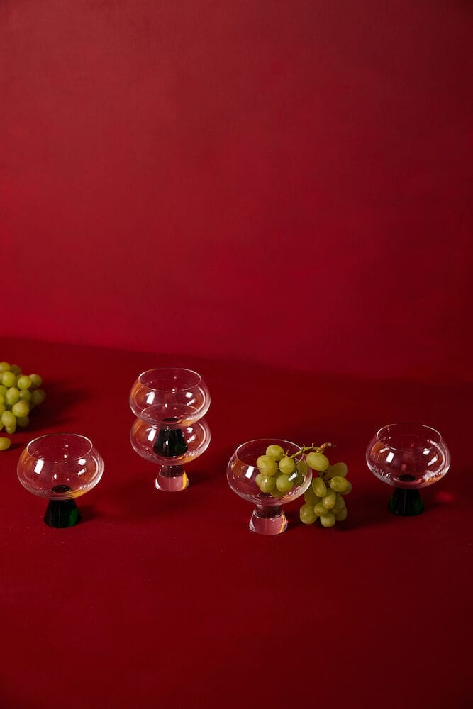 2 Vasos Indy 24 cl, Verde-transparente Byon