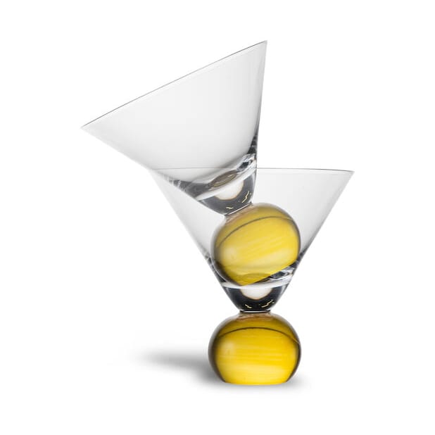 2 Vasos Spice 24 cl - Amarillo-transparente - Byon