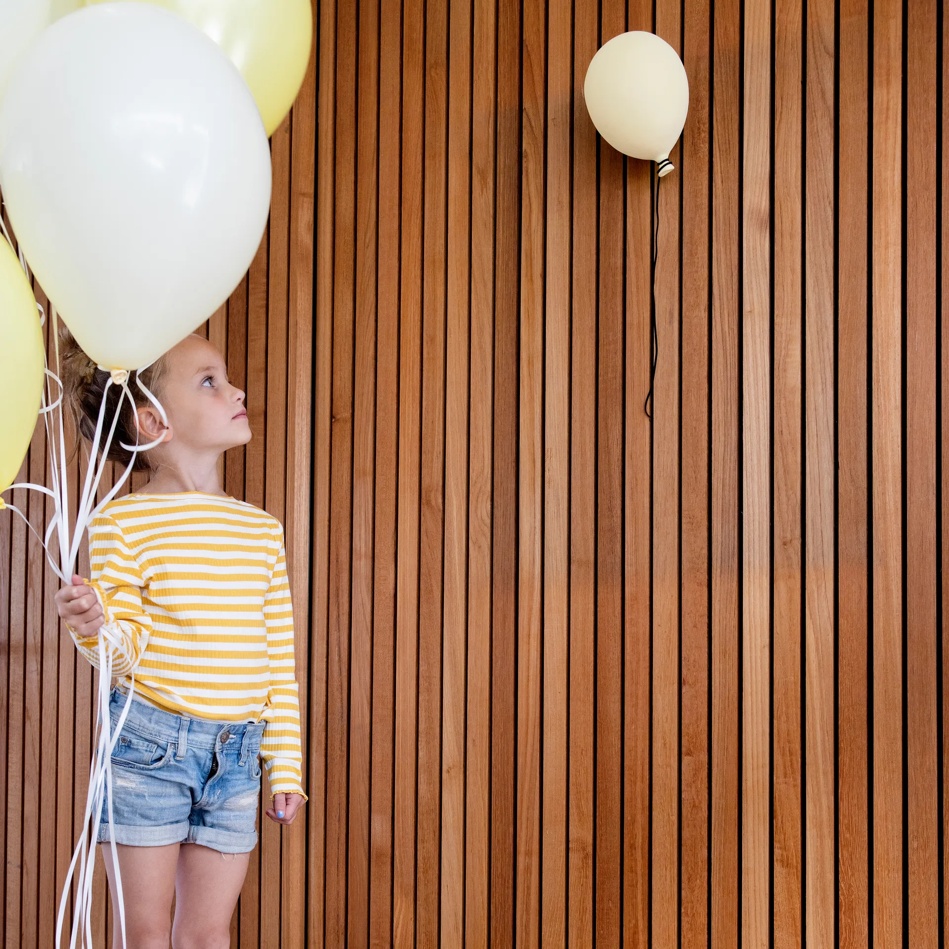 Adorno Balloon 17 cm, amarillo Byon