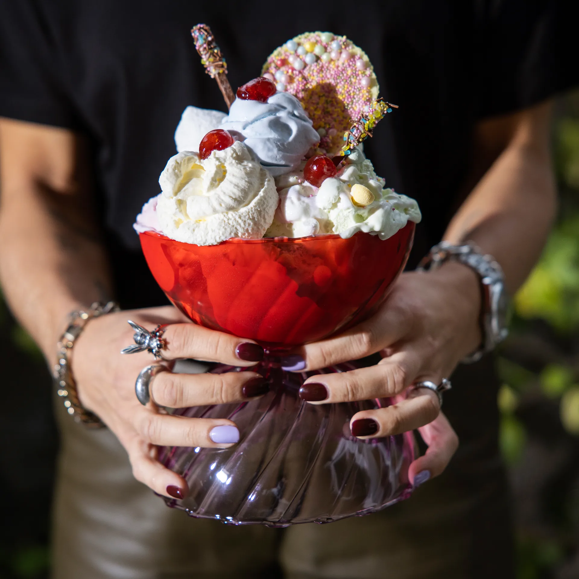 Bol Carameli 16 cm, Rosa-rojo Byon