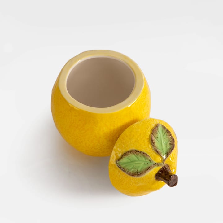 Bol con tapa Lemon, Ø11x14,5 cm Byon