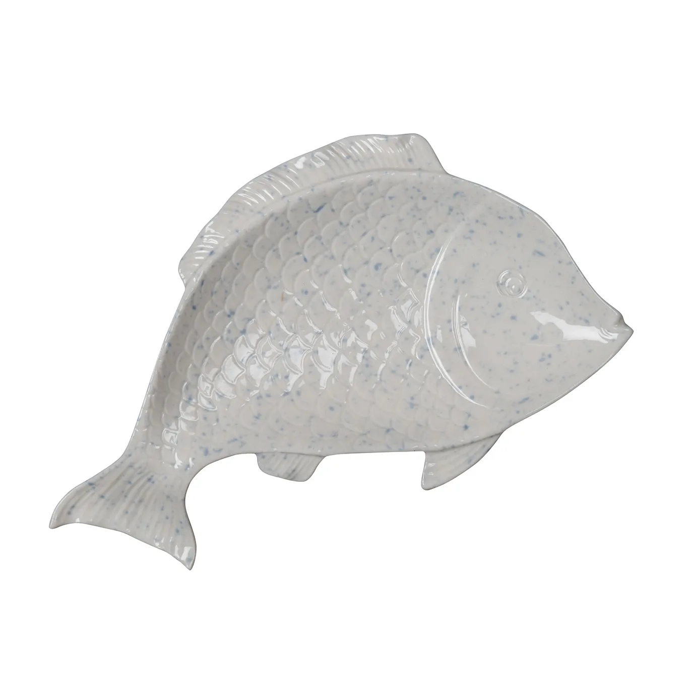 Bol de servir Daria, Off white-azul claro Byon