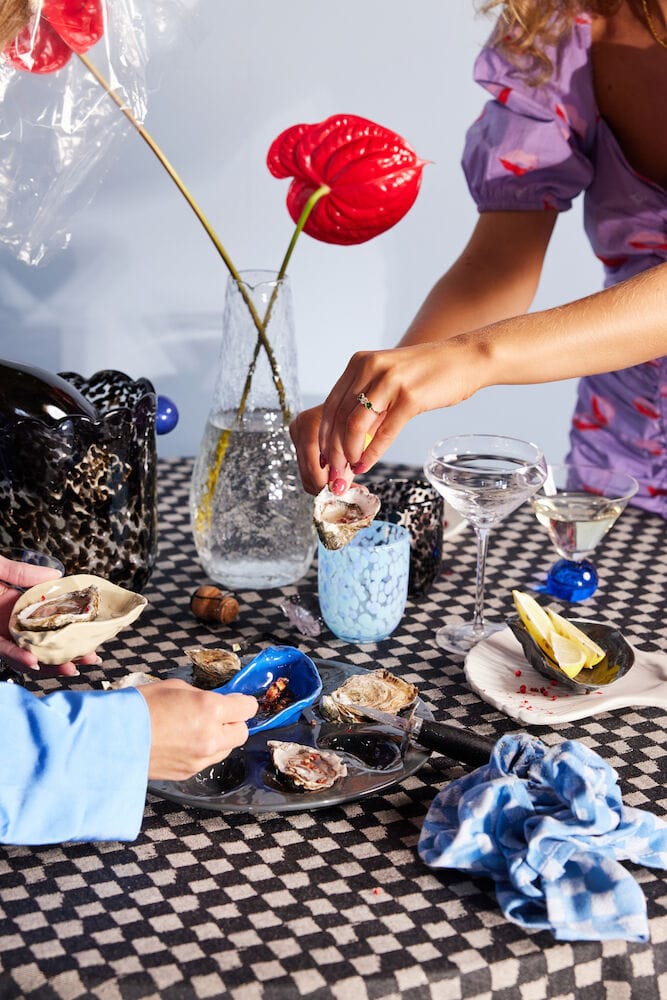 Bol de servir Oyster, Azul Byon