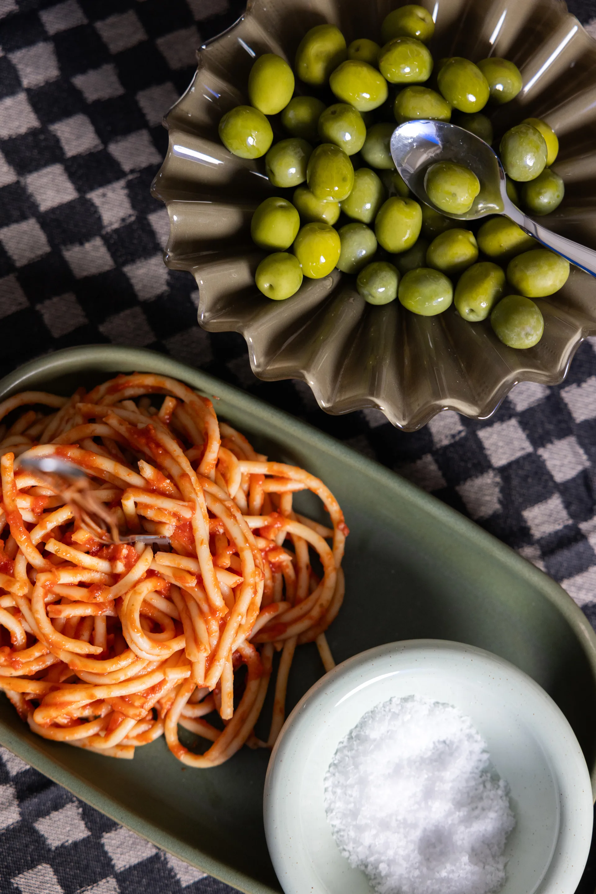 Bol Lori M Ø18 cm, Verde-beige Byon