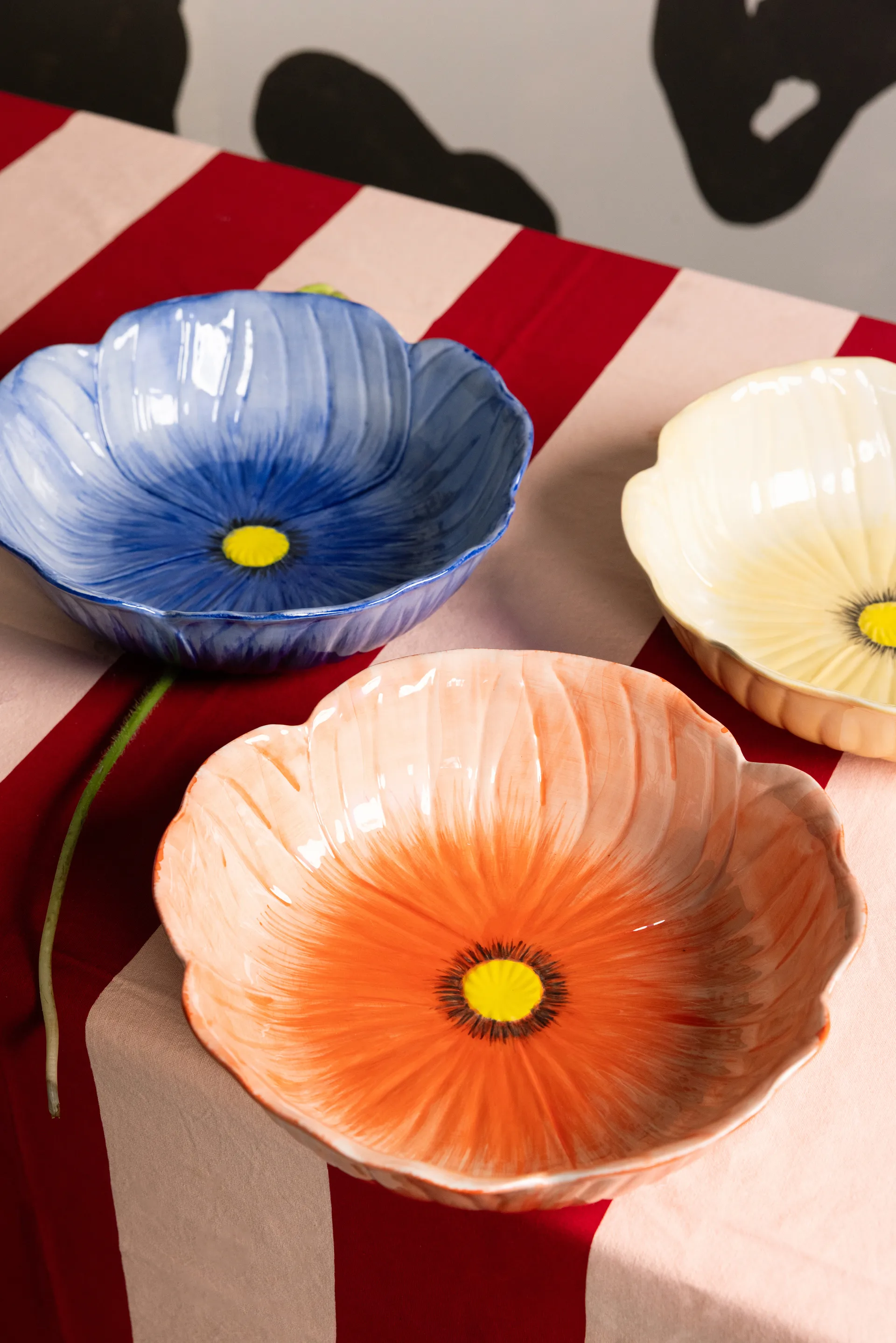 Bol Poppy, Rojo, Ø30 cm Byon