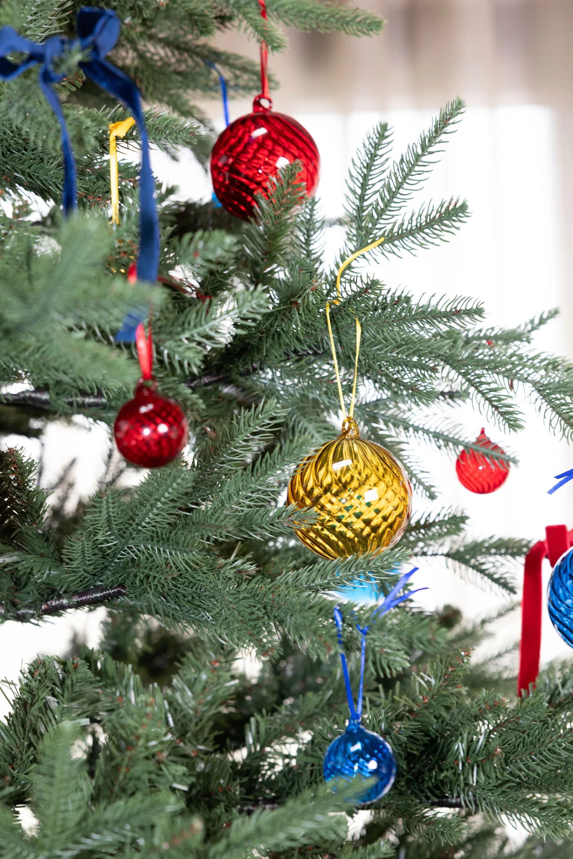 Bola de Navidad Opacity M Ø8 cm, 2-pack, Amarillo Byon