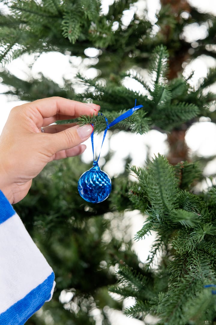 Bola de Navidad Opacity XS Ø4 cm, 2-pack, Azul Byon