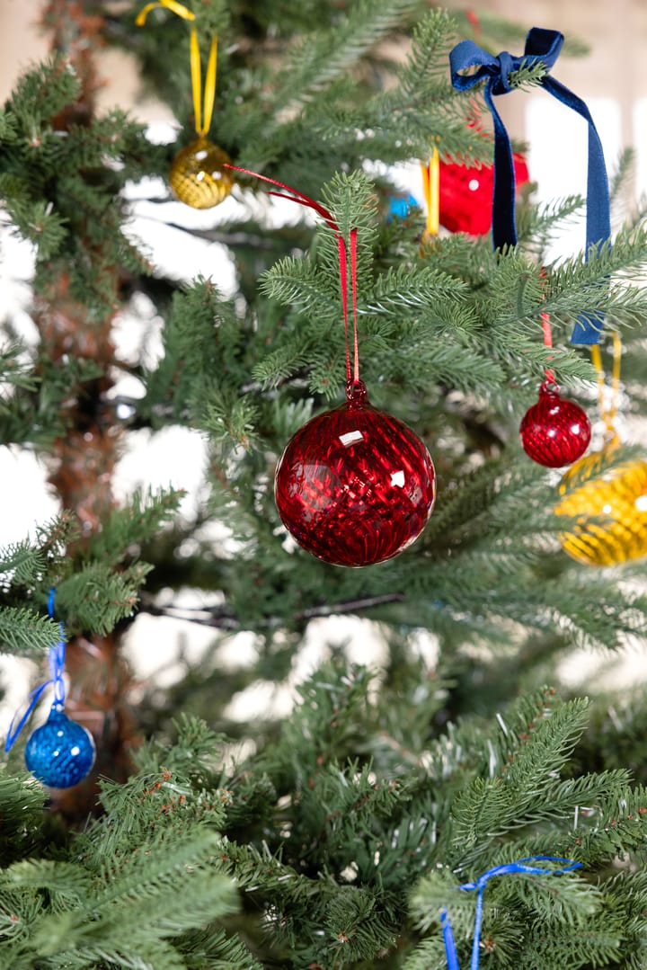 Bola de Navidad Opacity XS Ø4 cm, 2-pack, Rojo Byon