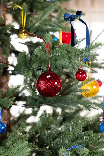 Bola de Navidad Opacity XS Ø4 cm, 4-pack - Amarillo - Byon