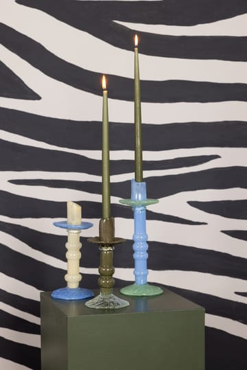 Candelabro Lara S 22 cm - Verde-claro - Byon