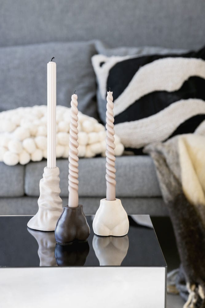 Candelabro Nature 9,5 cm, Beige Byon