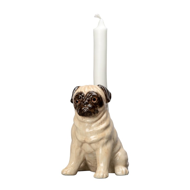 Candelabro Pug 14,5 cm - Beige-brown - Byon