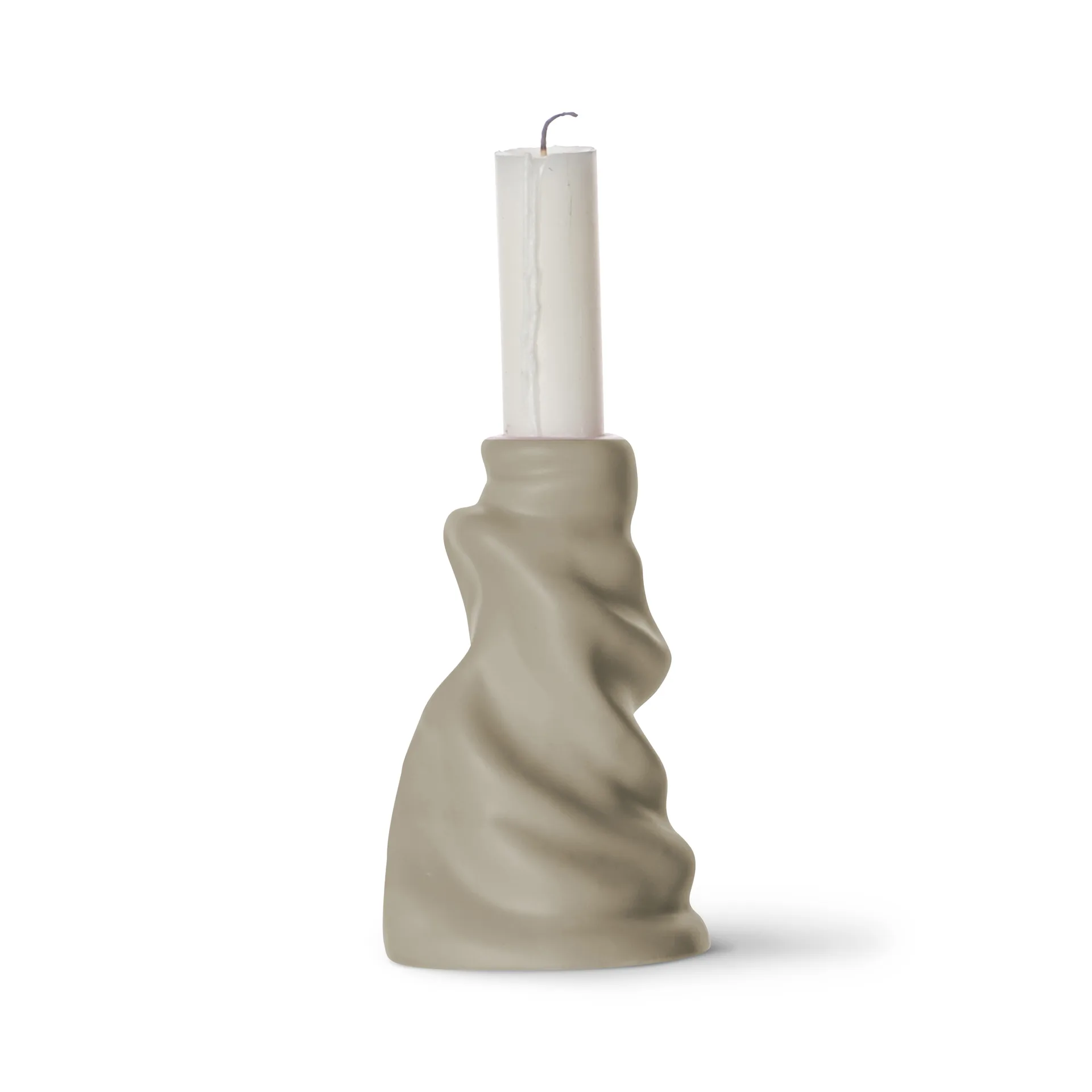 Candelabro Soft ice cream 10 cm, Beige Byon