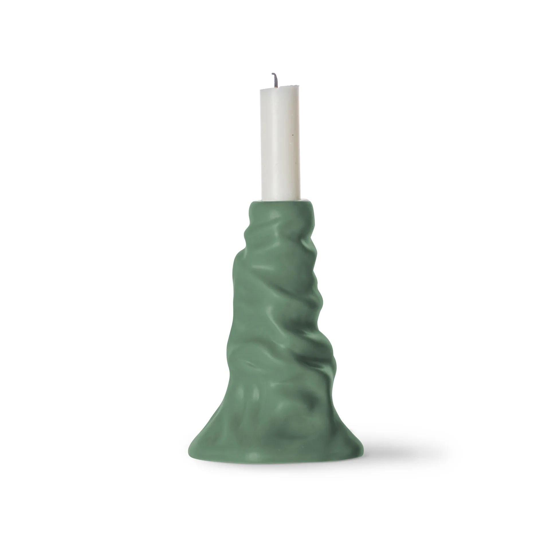 Candelabro Soft ice cream 7,5 cm, verde Byon