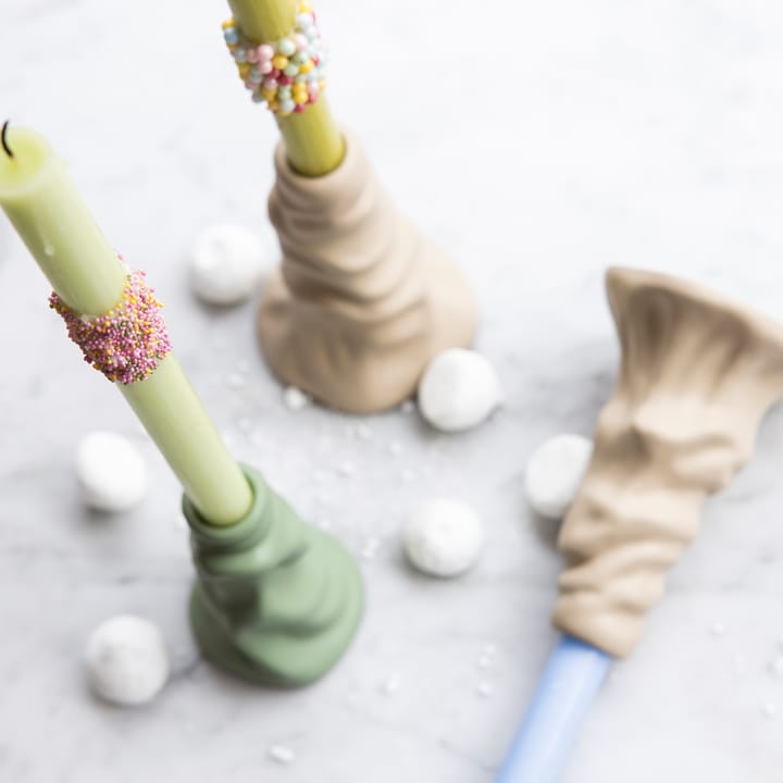 Candelabro Soft ice cream 7,5 cm - verde - Byon