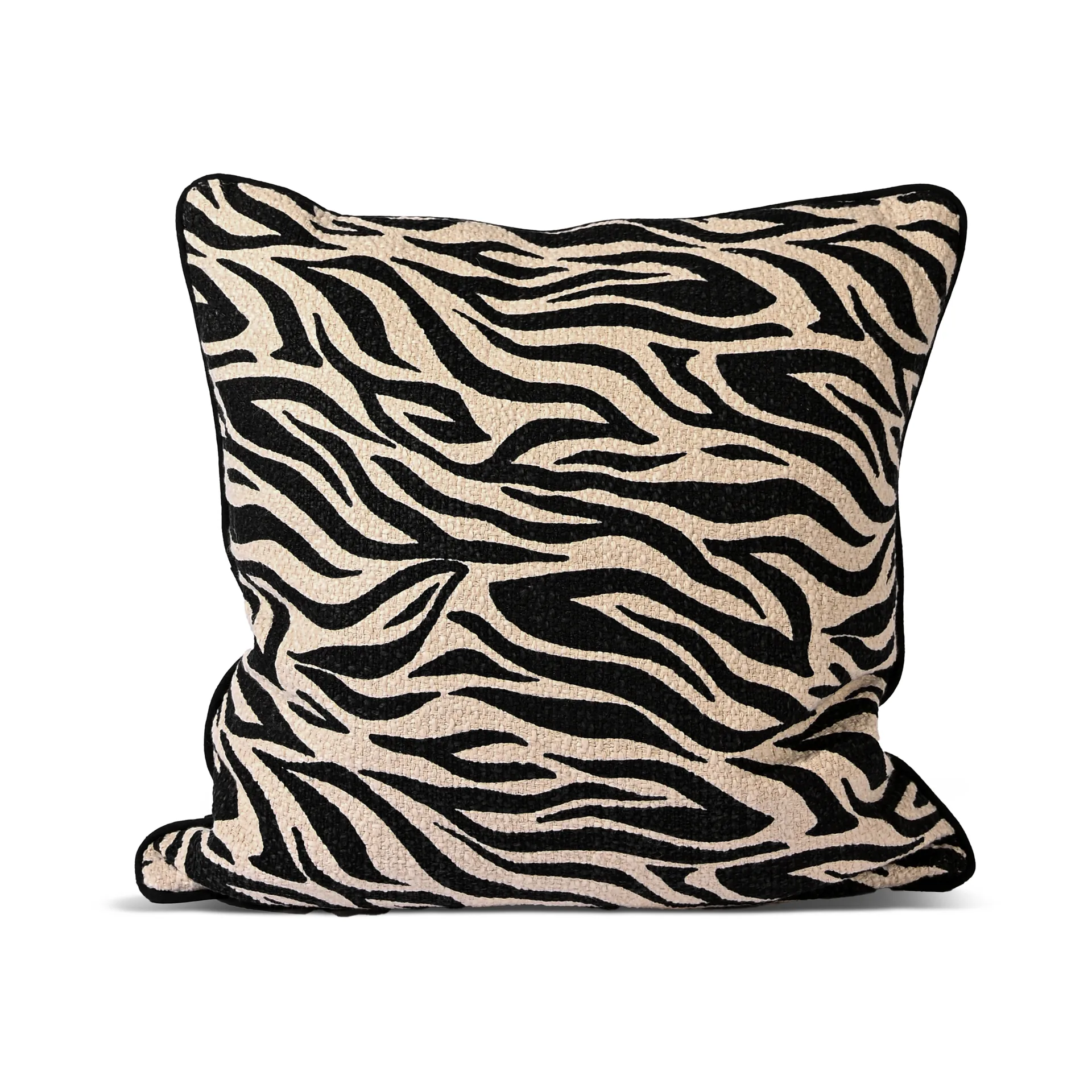 Cojín Anima M 50x50 cm, Zebra-negro Byon